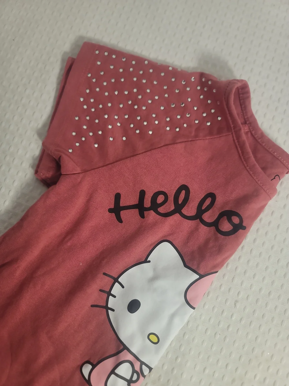 Hello Kitty Girls' Pink Short Sleeve Tee